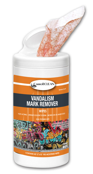 Vandalism Mark Remover wipes